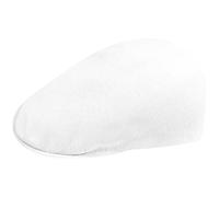 Kangol Flat Cap Seamless Tropic 507, Ivy Hat with Peak, L (58-59 cm), White, Women/Men