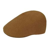 Kangol Seamless Wool 507 Flat Cap, Brown (Wood), Medium
