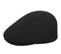 Kangol Unisex Seamless Wool 507 Flat Cap, Black, S UK