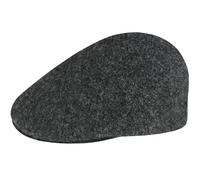 Kangol Unisex Seamless Wool 507 Flat Cap, Grey (Dark Flannel), S UK