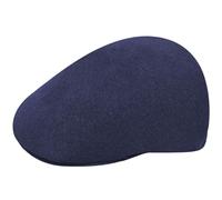 Kangol Unisex Seamless Wool 507 Flat Cap, Dark Blue, XL UK