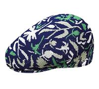 Kangol Street Floral 504 Flat Cap by Women/Men - Ivy hat with Peak Summer Spring-Summer - L (58-59 cm) Navy