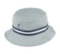 Kangol Stripe Lahinch Bucket Hat - Light Grey