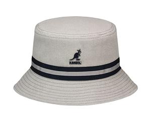 Kangol Stripe Lahinch Unisex Adult Low Cup Hat, gris, XXL