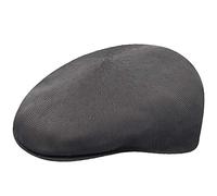 Kangol Tropic 504 Flat Cap, Grey (Charcoal), Large