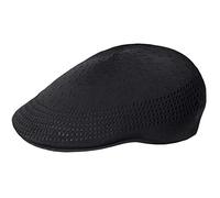 Kangol Tropic 507 Ventair Flat Cap Ivy hat Summer (XXL (62-63 cm) - Black)