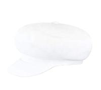 Kangol Tropic Spitfire Flat Cap, White, Medium