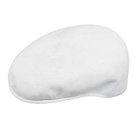 Kangol Tropic Summer 504 Flat Cap by Women/Men - Ivy hat Men´s with Peak Winter Autumn Spring All-Season - S (54-55 cm) White