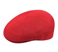 Kangol Tropic Ventair 504 Flat Cap, Red (Scarlet), Small