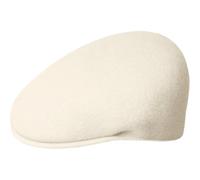 Kangol Flat Cap 504, Wool, White, Medium