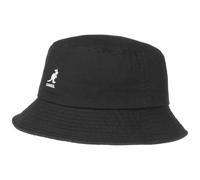 Kangol Washed Bucket Hat, Black (Black), Small