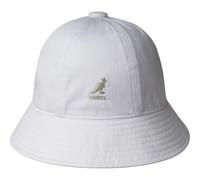 Kangol washed faded casual bucket hat Blanc XL