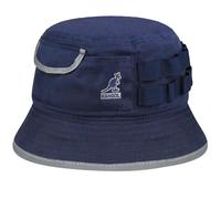 Kangol Waxed Utility Bucket Cotton Hat by Women/Men - Summer Fisher´s Sun Spring-Summer - L (58-59 cm) Navy