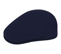 Kangol Wool 504 Flat Cap, Blue (Dark Blue), Large