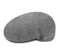 Kangol Wool 504 Flat Cap, Grey (Dark Flannel), Small
