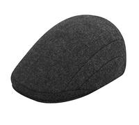 Kangol Wool 507 Flat Cap, Grey (Dk Flannel), X-Large