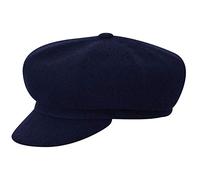 Kangol Wool Spitfire Flat Cap, Blue (Navy Navy), Small (Manufacturer Size: S)