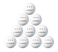 KANGQL 10 Pcs Table Tennis Balls, 3-Star Standard, ABS Material, White, Approx. 30x12x3.5cm/ 11.81x4.72x1.38", Ideal for Indoor/Outdoor Pingpong Table