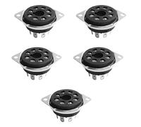 KANGQL 8Pin Vacuum Tube Socket, 5pcs 8Pin Vacuum Tube Socket Base Octal for KT66 KT88 6SL7 6SN7 6V6 5AR4/GZ34 for DIY Enthusiasts Audio Professional, GZS8 B1
