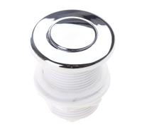 KANGQL Air Switch, On Off Push Air Button 28mm/32mm for Bathtub Waste Garbage Disposal Pneumatic Silver