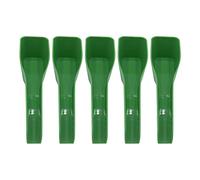 KANGQL Bird Feeder Feeding Spoon, 5Pcs 4.7" Parrot Plastic Feeding Spoon Chicken Feed Scoop Food Water Hand Feeder Spoons for Peony Cockatiel Bird Cage