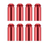 KANGQL Dart Flight Protector, 8Pcs Aluminum Alloy Darts Flight Savers Dart Wing Tail Protector Steel Soft Tip Darts Wing Soft Dart Entertainment Toy, approx.2cm/0.78in, Red