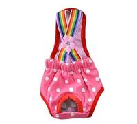 KANGQL Dog Diaper Shorts Sanitary Pantie Female Dogs Adjustable Suspender Diaper Panties Period Briefs Dog Physiological Shorts