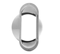 KANGQL Exhaust Hose Connector, 15cm Portable Air Conditioner Window Adapter Exhaust Hose Connector Tube Connector Mobile Air Conditioning Accessories