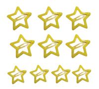 KANGQL Hair Clip, 10 Pcs Cute Bangs Hair Pins Women Kid Hairgrip Star Headdress Barrettes Accessories Sweet Y2K Girls Hairpins, Fluorescent Yellow