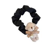 KANGQL Hair-tie, Elastic Hair Rope Bowknot Bear Shape Hair Scrunchy Ponytail Maillard Hair Scrunchies for Girls Festival Shopping