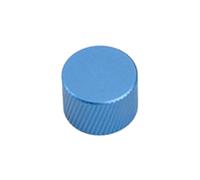 KANGQL Keyboard Knob, Rotary Knob Metal Knobs for Mechanical Keyboard, 16mm Diameter, 6mm Axis, Compatible with Multiple Models Solid Build, Blue