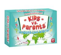 KANGUR Kids vs Parents Around the World Quiz Card Game for Kids | Educational, Family Game, Smart Game, Trivia, Travel Game