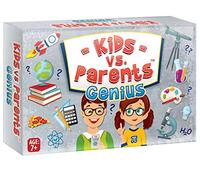 KANGUR Kids vs Parents Genius Knowledge Quiz, Family Card Game, Ages 7+