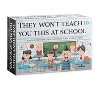 KANGUR They Won’t Teach You This At School Card Game Age 10 Plus Educational Trivia Fun Family Game With Surprising Facts For Kids And Adults