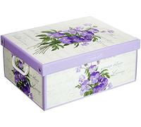 Collection Midi Fragranced Violet, decorative storage box, cardboard storage boxes with lids , storage boxes with lids and Handles, clothes storage, toy box storage, storage baskets, teddy storage