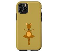 Kanguru, Funny kangaroo yoga zen meditation guru Australia Case for iPhone 11 Pro