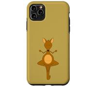 Kanguru, Funny kangaroo yoga zen meditation guru Australia Case for iPhone 11 Pro Max