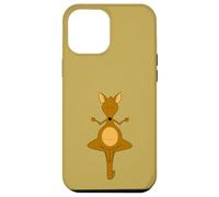 Kanguru, Funny kangaroo yoga zen meditation guru Australia Case for iPhone 12 Pro Max