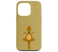 Kanguru, Funny kangaroo yoga zen meditation guru Australia Case for iPhone 13 Pro