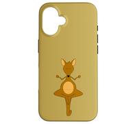 Kanguru, Funny kangaroo yoga zen meditation guru Australia Case for iPhone 16