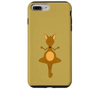 Kanguru, Funny kangaroo yoga zen meditation guru Australia Case for iPhone 7 Plus/8 Plus
