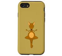 Kanguru, Funny kangaroo yoga zen meditation guru Australia Case for iPhone SE (2020) / 7/8