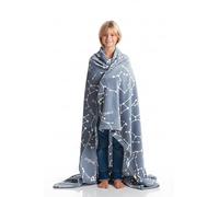 Kanguru Glow in the Dark Stars Constellations, throw blanket, Blue, Polyester, Individual