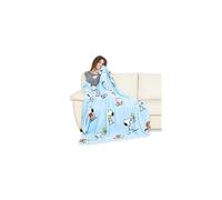 Kanguru Plaid Snoopy Blanket, Super Soft, Cozy, fluffy, Warm, Throw Fleece Blanket Microfiber for Sofa, Bedroom, Couch, Travel, Kids, colour Blue,