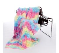 Kanguru Rainbow Fleece Blanket, fluffy blanket fleece throw, blankets and throws, Sofa Blanket, sofa throws, blanket for bed, rainbow bedroom accessories,bed cover, home decor, 130 x 170 cm