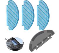 KANGWFAN 3Pcs Replacement Robot Vacuum Cleaner Mop Pads+1Pcs Mop Cloth Holder,Washable Reusable Mopping Pads,Compatible with Ecovacs Deebot Ozmo N8 N8+ N8 Pro N8 Pro+/T8 T8+ T8 AIVI T8 Max