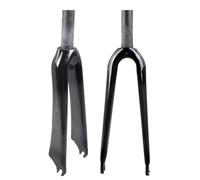 KANGXYSQ Carbon Fiber BMX Fork C Brake Rigid Fork 14/16/18/20/22 Inch Folding Bike Rigid Fork Carbon 28.6mm Straight Steerer Threadless Forks QR 9X100mm Bikes Hard Fork(Gloss 1,22"-100mm)