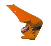 KANGXYSQ Dynamic Movement Stretchy Body Sox Sensory Socks For Adults To Keep Nice Sleeping Comfortable With Light Breathable Polyester(Orange,Medium/M)