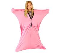 KANGXYSQ Relaxing Sensory Socks Body Sock Processing Disorders Body Wrap To Relieve Stress Anxiety Autism ADHD ADD Tactile Items For Therapeutic Play(Pink,Medium/M)