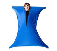 KANGXYSQ Special Supplies Sensory Body Sock Full Body Sensory For 3-5 Years Old Kids With Spd, Autism, Adhd Full-body Wrap To Relieve Stress, Stretchy, Breathable Cozy Sensory Sack(Dark blue,Large/L)